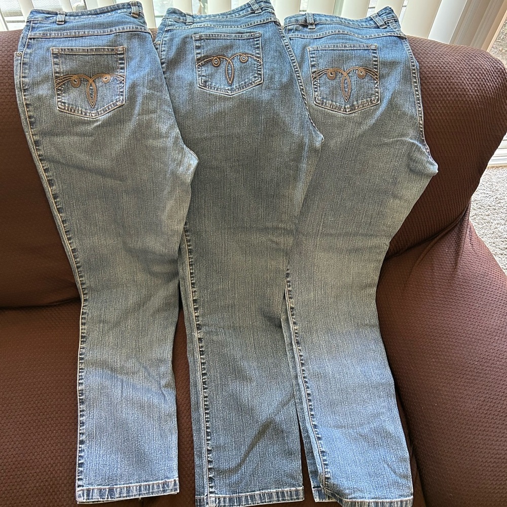 Westport denim jeans.